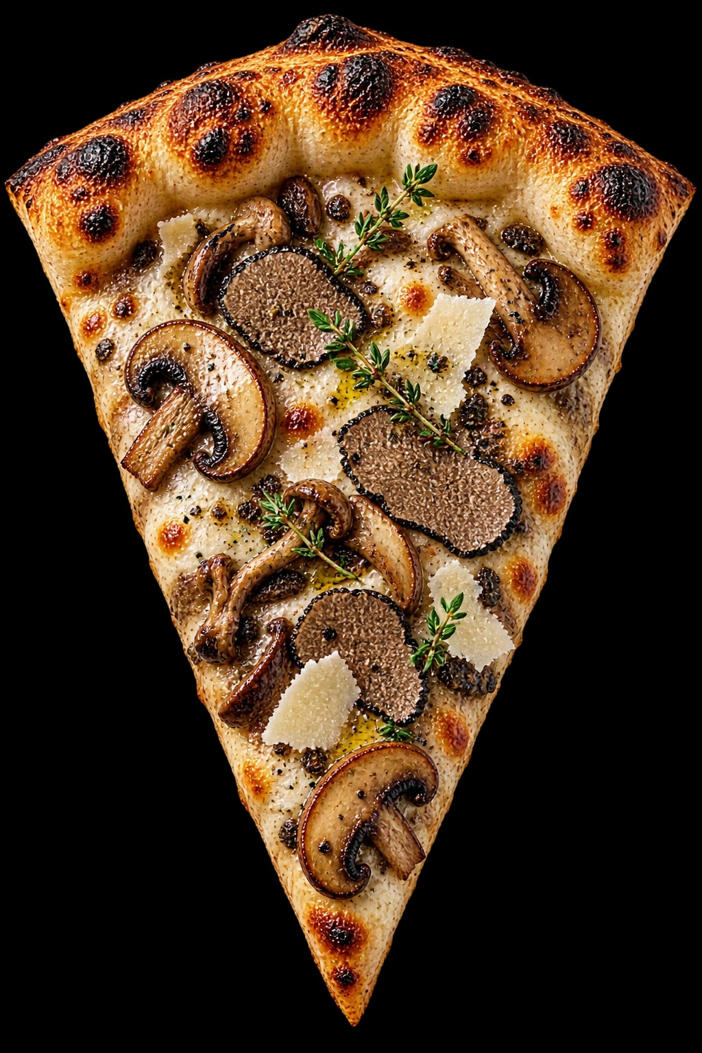 TRUFFLE pizza slice